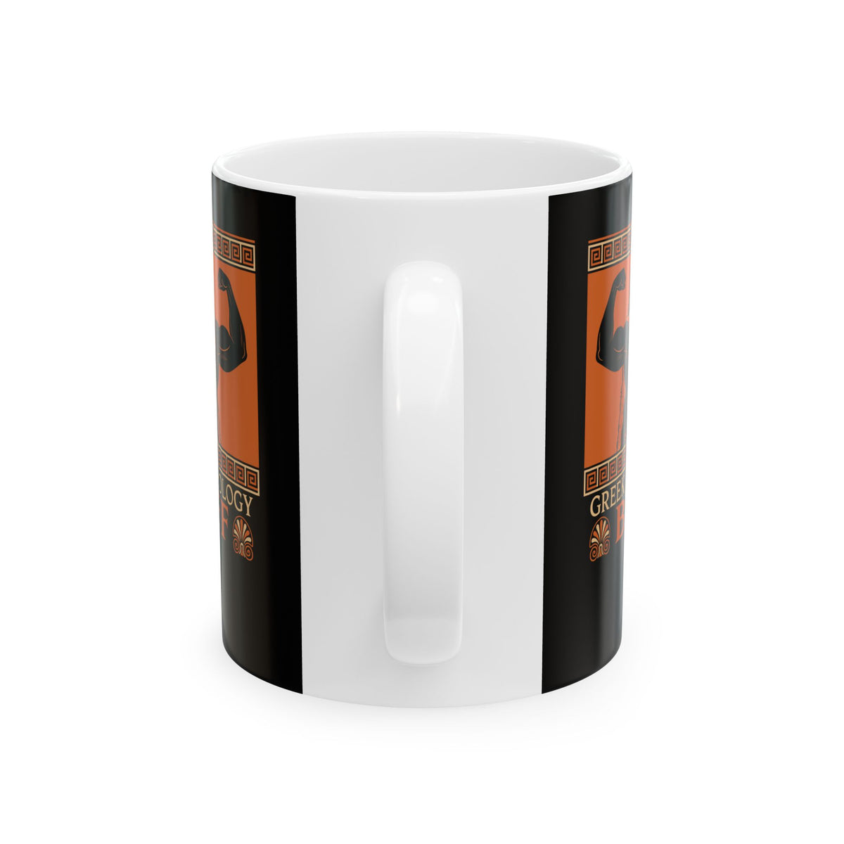 Heracles Greek Mythology Buff Ceramic Mug, (11oz, 15oz)