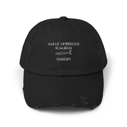 Garum Fish Sauce Unisex Distressed Cap