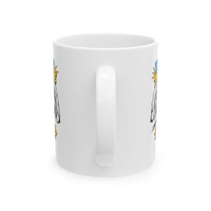 Plato Left the Cave for This Ceramic Mug, (11oz, 15oz)