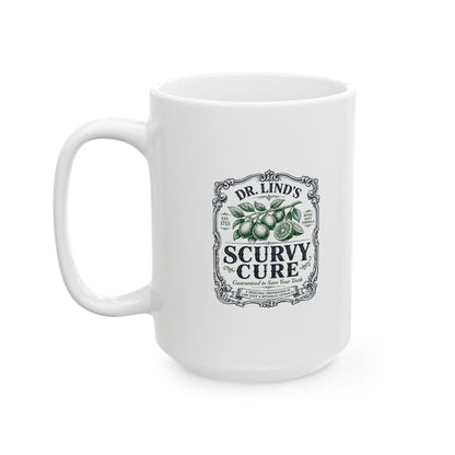 Dr. Lind's Scurvy Cure Ceramic Mug, (11oz, 15oz)