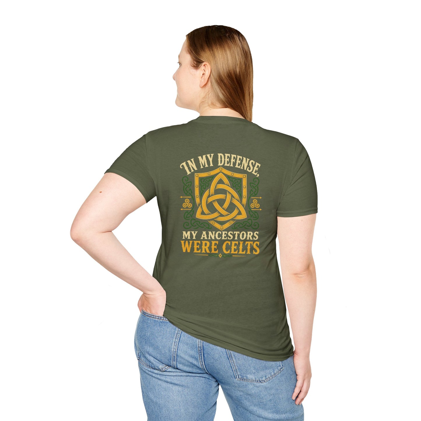 Back Print My Ancestors Were Celts T-Shirt