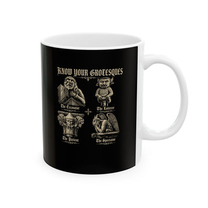 Know Your Grotesques Ceramic Mug, (11oz, 15oz)