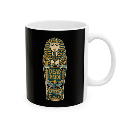 Dead Inside Sarcophagus Ceramic Mug, (11oz, 15oz)