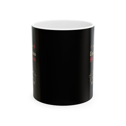 Templar Knights Stake Fry Dinner Ceramic Mug, (11oz, 15oz)