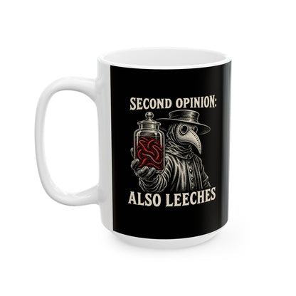 Plague Second Opinion Leeches Ceramic Mug, (11oz, 15oz)