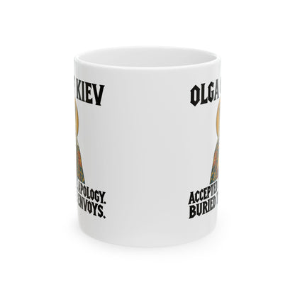 Olga of Kiev Buried the Envoys Ceramic Mug, (11oz, 15oz)