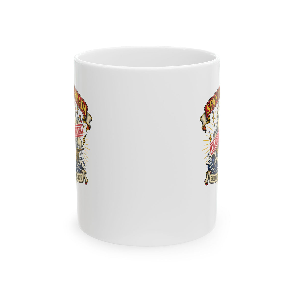 Spanish Armada Cancelled Ceramic Mug, (11oz, 15oz)