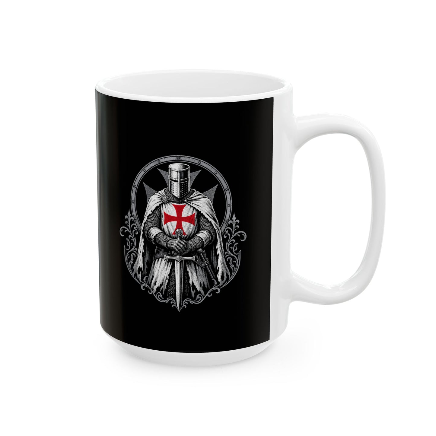 Knight Templar Ceramic Mug, (11oz, 15oz)
