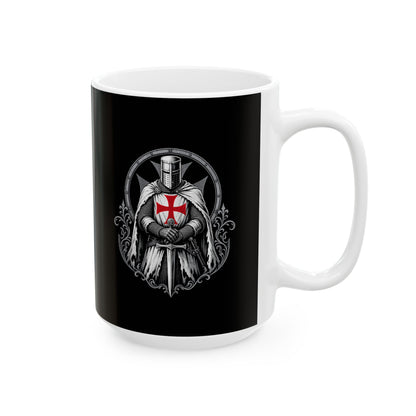 Knight Templar Ceramic Mug, (11oz, 15oz)