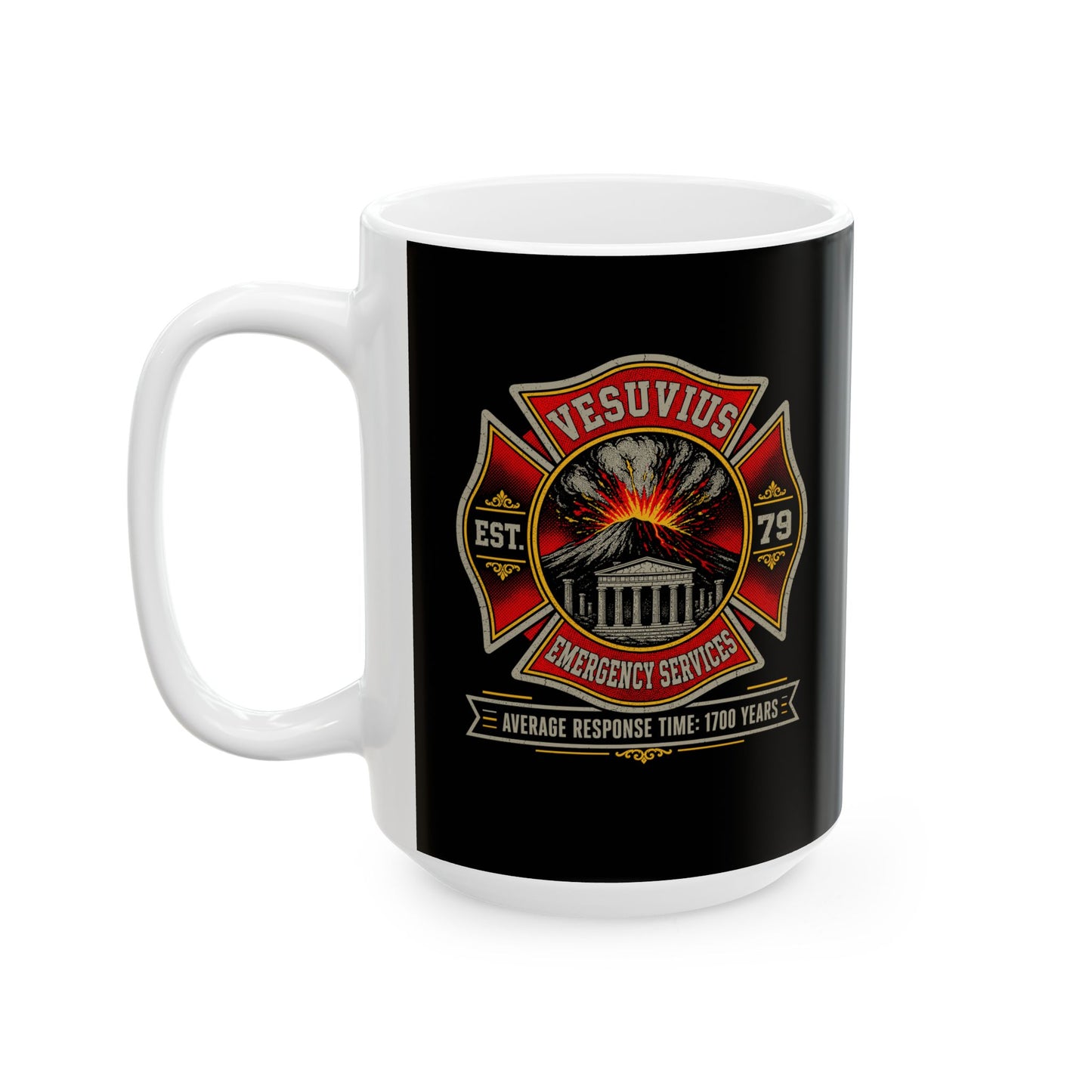Vesuvius Emergency Services Ceramic Mug, (11oz, 15oz)