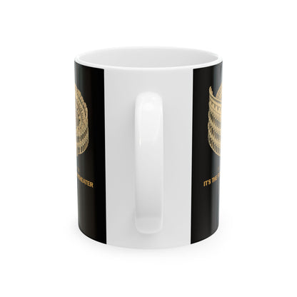 Not Colosseum Flavian Amphitheater Ceramic Mug, (11oz, 15oz)