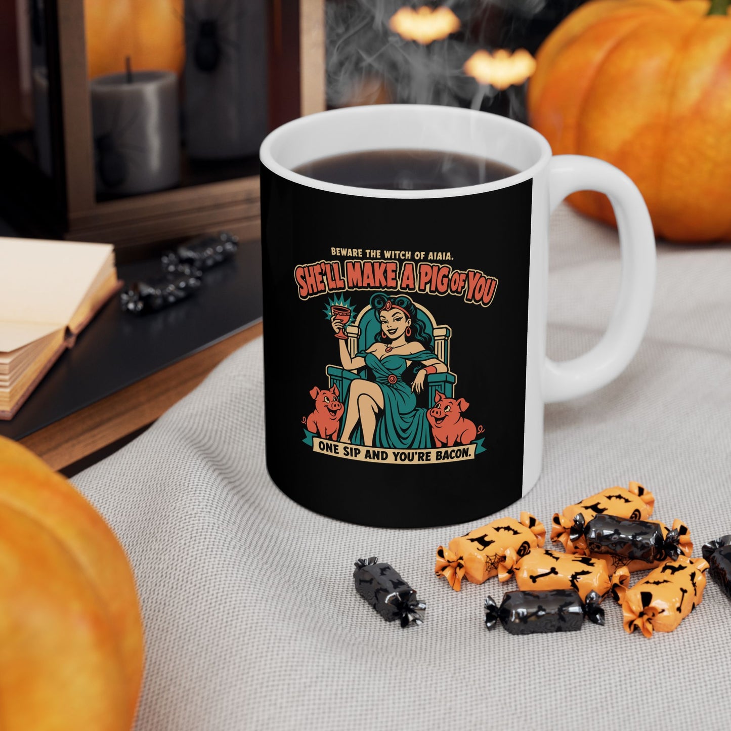 Circe's Pig Potion B Movie Ceramic Mug, (11oz, 15oz)