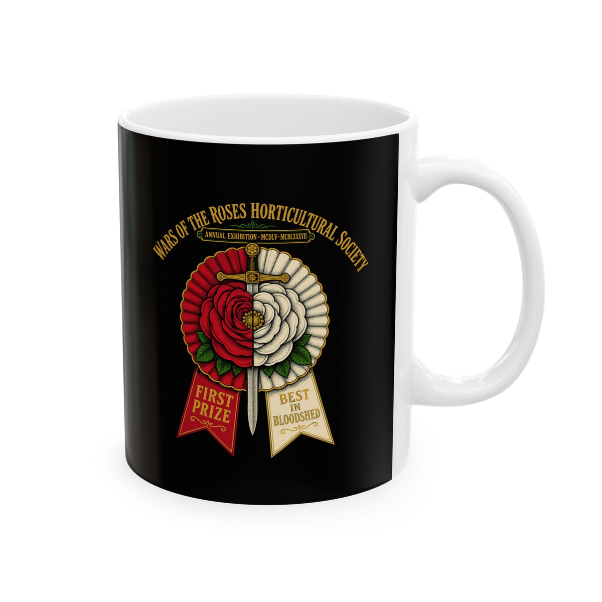 Wars of the Roses Horticultural Society Ceramic Mug, (11oz, 15oz)