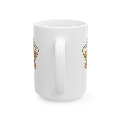 Society of Armchair Historians Badge Style Ceramic Mug, (11oz, 15oz)