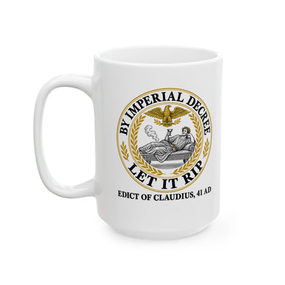 Emperor Claudius Fart Decree Ceramic Mug, (11oz, 15oz)