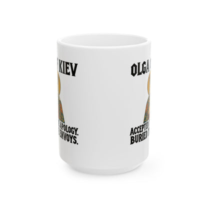 Olga of Kiev Buried the Envoys Ceramic Mug, (11oz, 15oz)