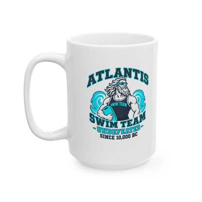 Atlantis Swim Team Ceramic Mug, (11oz, 15oz)