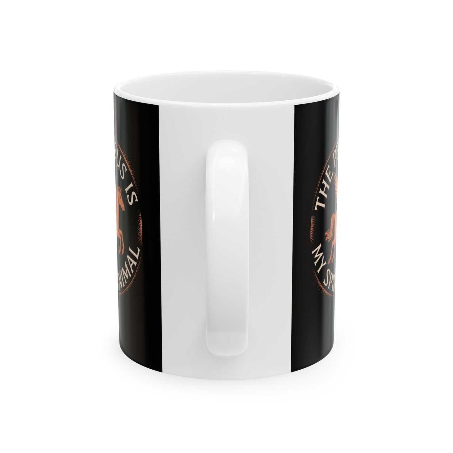 Pegasus Spirit Animal Ceramic Mug, (11oz, 15oz)
