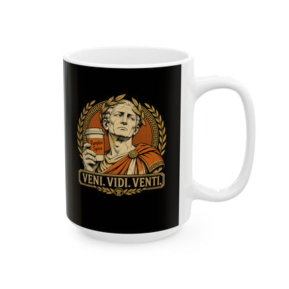 Caesar Venti Pumpkin Spice Ceramic Mug, (11oz, 15oz)