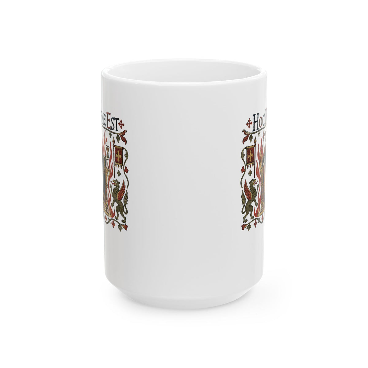 This is Fine Latin Medieval Tapestry Ceramic Mug, (11oz, 15oz)