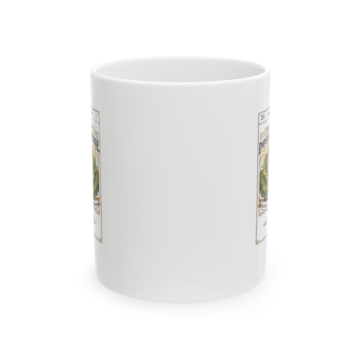 Emperor Diocletian Cabbage Farmer Ceramic Mug, (11oz, 15oz)