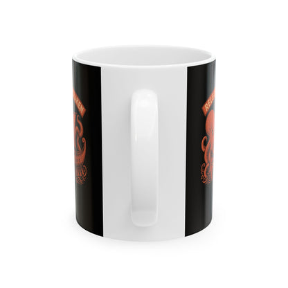 Release the Kraken Ceramic Mug, (11oz, 15oz)