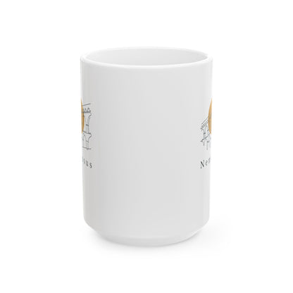Pont Du Gard Nemausus Nimes in Latin Ceramic Mug, (11oz, 15oz)