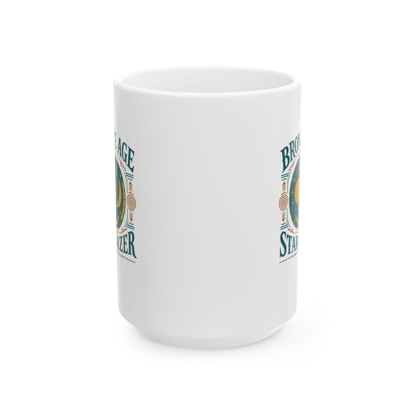 Nebra Disk Bronze Age Stargazer Ceramic Mug, (11oz, 15oz)