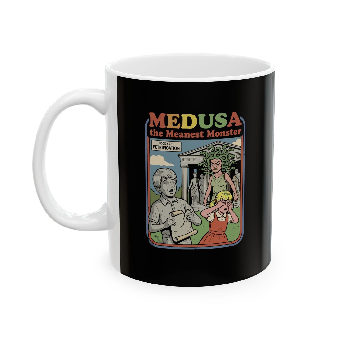 Medusa Meanest Monster Ceramic Mug, (11oz, 15oz)