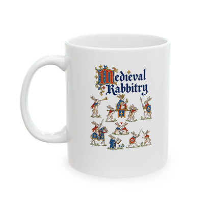 Medieval Rabbitry Ceramic Mug, (11oz, 15oz)