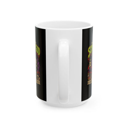 Psychobilly Attila the Hun Ceramic Mug, (11oz, 15oz)