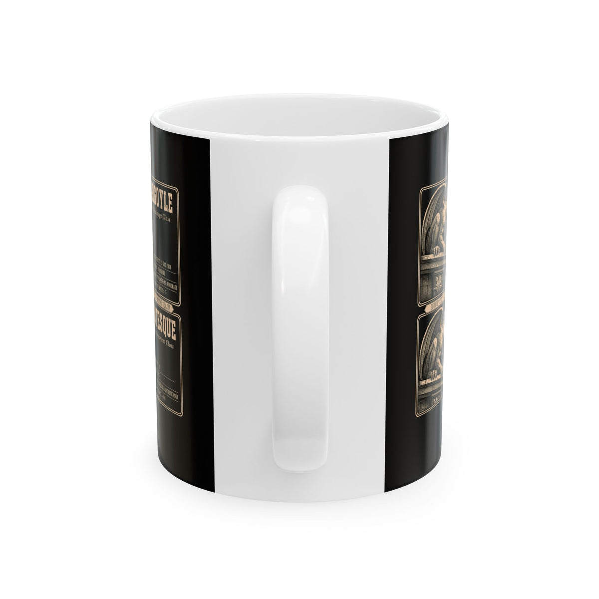 Gargoyle vs Grotesque Field Guide Ceramic Mug, (11oz, 15oz)