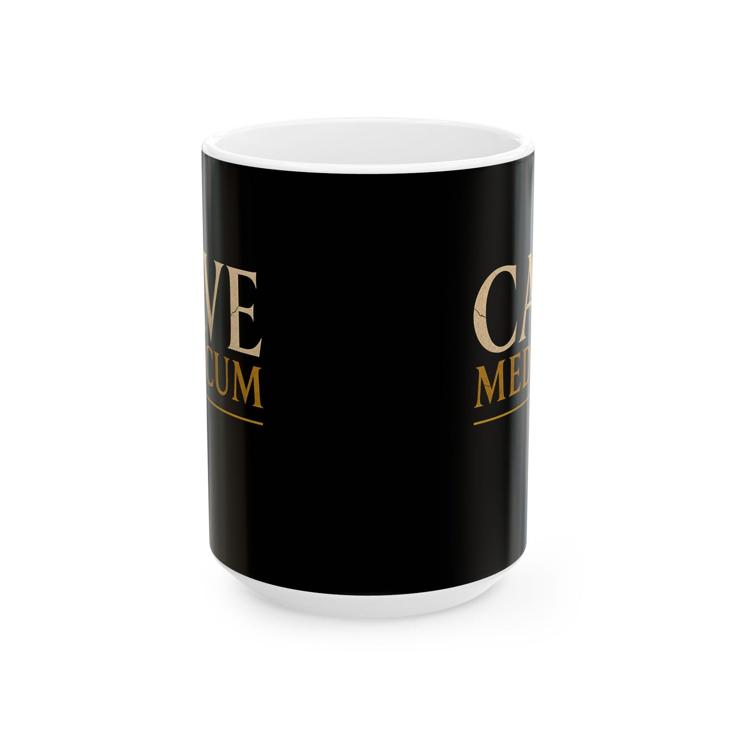 Carved Style Cave Medicum Beware the Doctor Ceramic Mug, (11oz, 15oz)