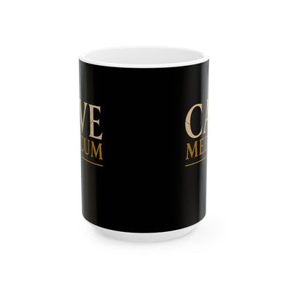 Carved Style Cave Medicum Beware the Doctor Ceramic Mug, (11oz, 15oz)