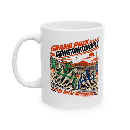 Grand Prix Constantinople Chariot Race Ceramic Mug, (11oz, 15oz)