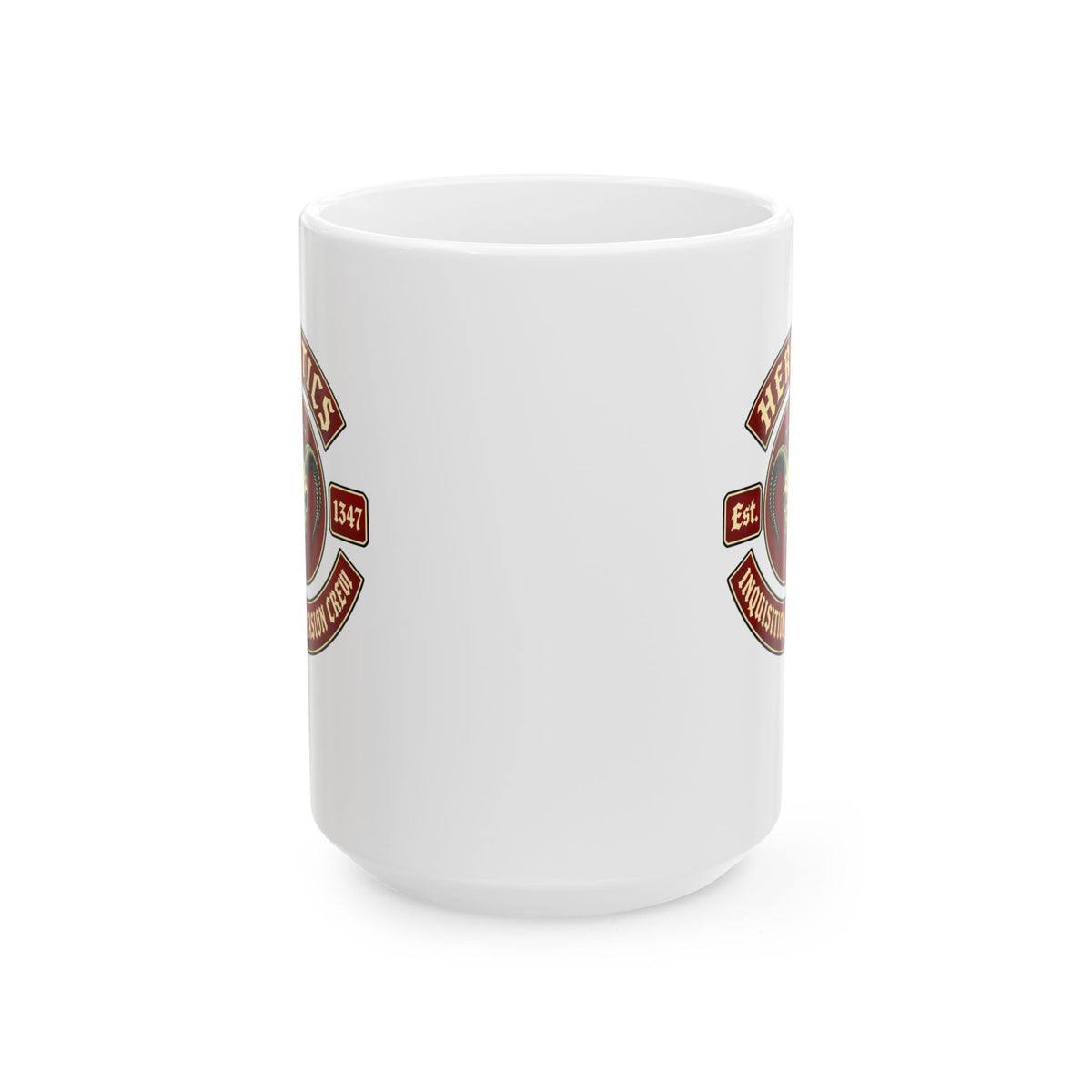 Heretics Inquisition Evasion Crew Ceramic Mug, (11oz, 15oz)