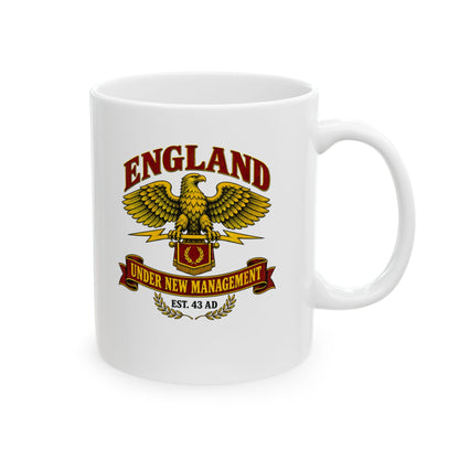 England Under New Management Ceramic Mug, (11oz, 15oz)
