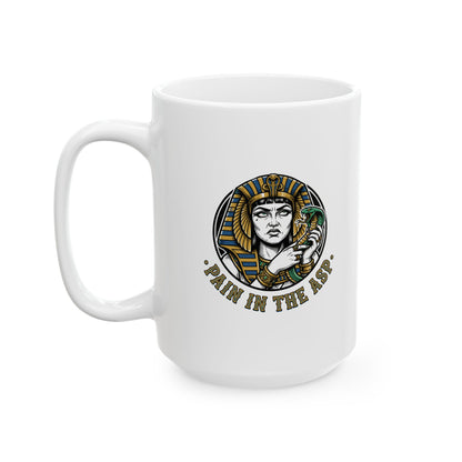 Cleopatra Pain in the Asp Ceramic Mug, (11oz, 15oz)