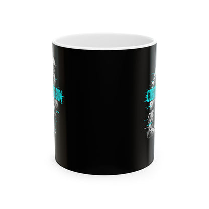 Cogito Ergo Sum Thinker Streetwear Style Ceramic Mug, (11oz, 15oz)