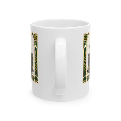 Boudica Queen of Iceni Tarot Ceramic Mug, (11oz, 15oz)