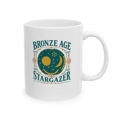 Nebra Disk Bronze Age Stargazer Ceramic Mug, (11oz, 15oz)