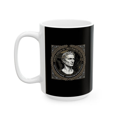 Julius Caesar Gallic War Quote Ceramic Mug, (11oz, 15oz)