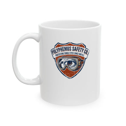 Polyphemus Cyclops Safety Glasses Ceramic Mug, (11oz, 15oz)
