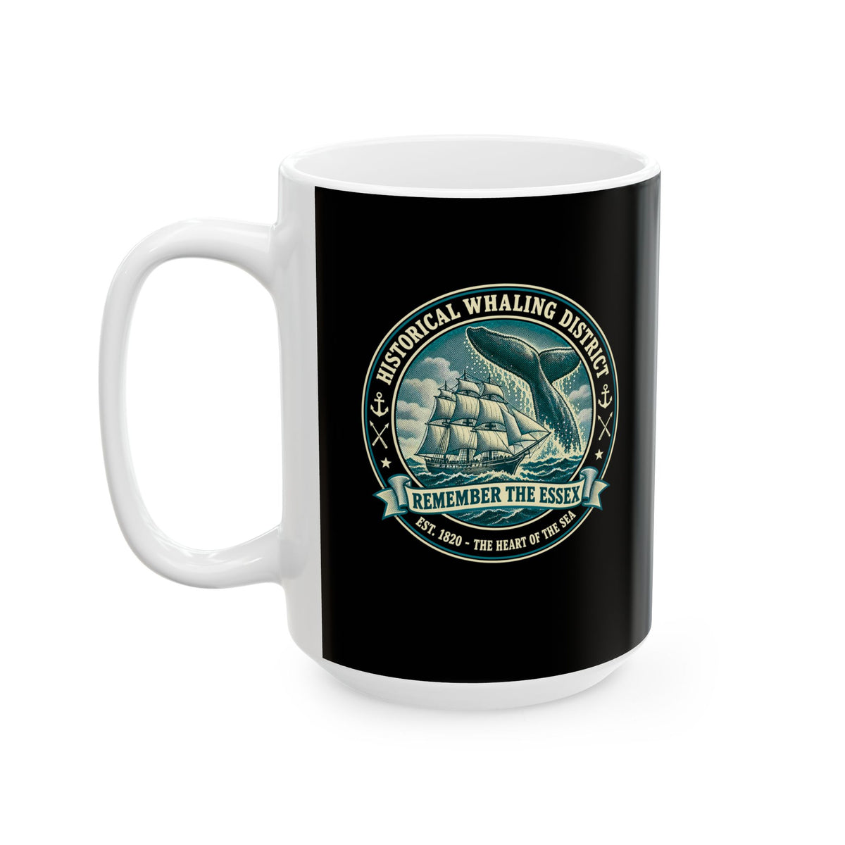 Remember the Essex Whaling District Ceramic Mug, (11oz, 15oz)