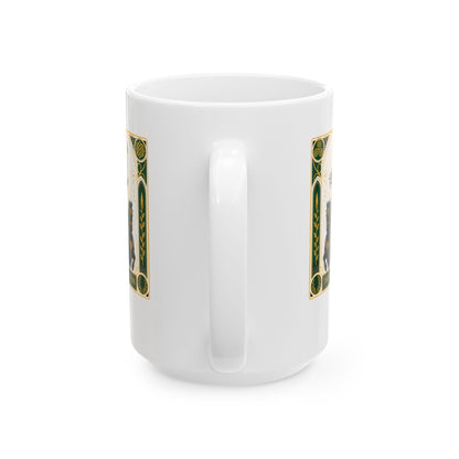 Boudica Queen of Iceni Tarot Ceramic Mug, (11oz, 15oz)