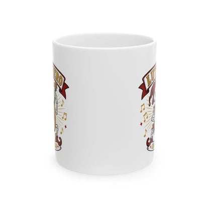 Medieval Bard Lute Hero Ceramic Mug, (11oz, 15oz)