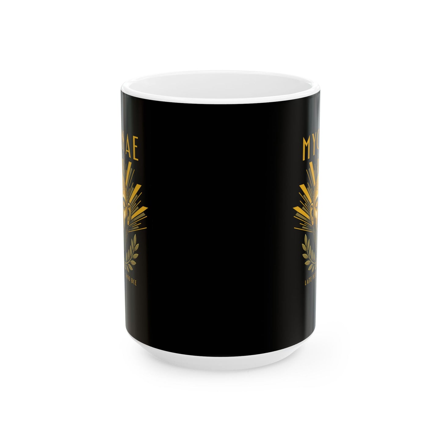 Mask of Agamemnon Mycenae Ceramic Mug, (11oz, 15oz)