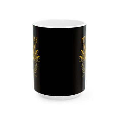 Mask of Agamemnon Mycenae Ceramic Mug, (11oz, 15oz)