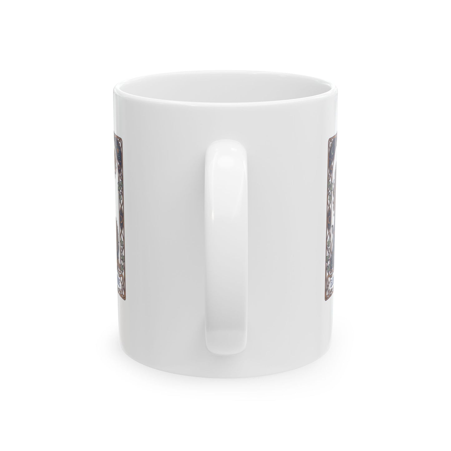 Eleanor of Aquitaine Art Nouveau Ceramic Mug, (11oz, 15oz)