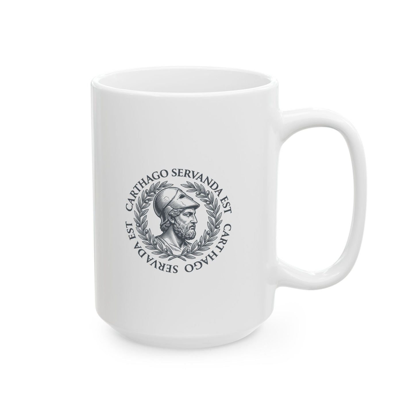 Scipio Quote Carthago Servanda Est Quote  Ceramic Mug, (11oz, 15oz)